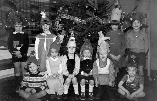 Christmas party time Clifton St John&#039;s School - 1983