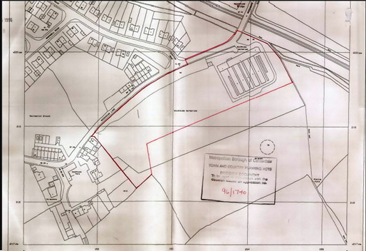 Plans of nursery site prior to demolition