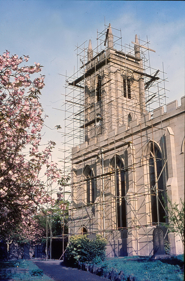 Spring Clean at the Parish Church - 1973