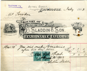 Old Town Centre Businesses: Orlando Sladdin &amp; Son, Est 1840