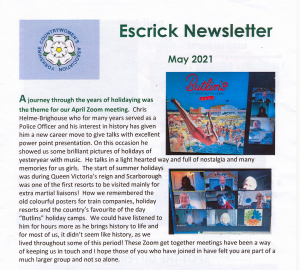 Escrick YCA Zoom Presentation
